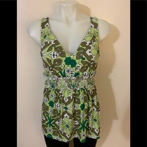 Inc. International Concepts Floral Blouse Sz Med